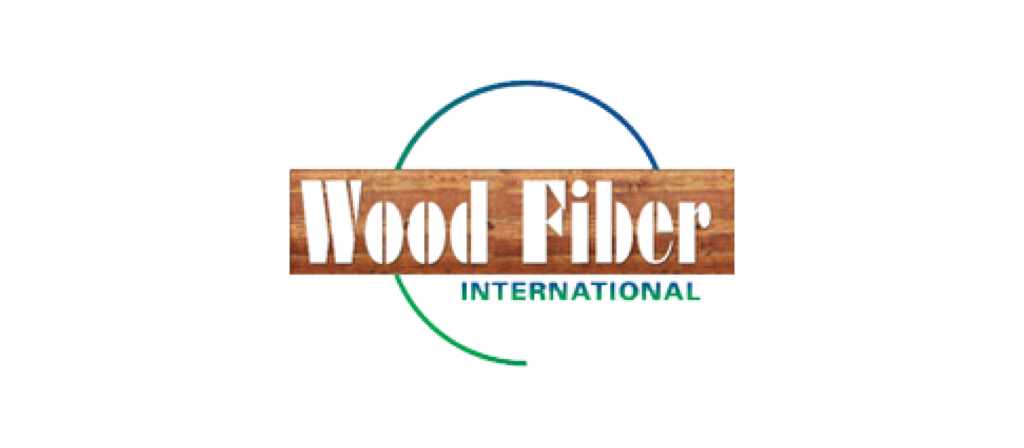 Logotipo internacional de fibra de madera
