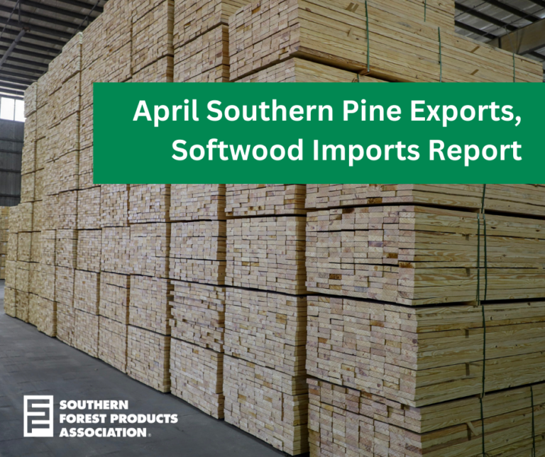 April 2023 Southern Pine exports