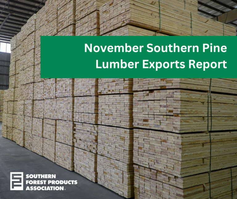 November 2023 Southern Pine exports