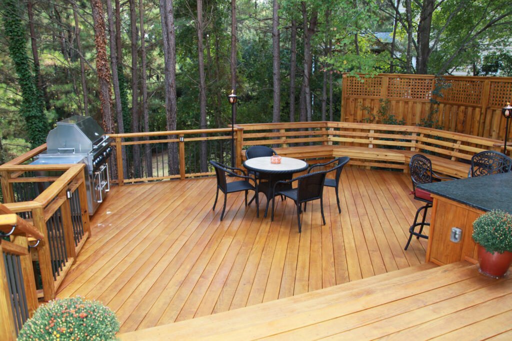 composite or plastic decking