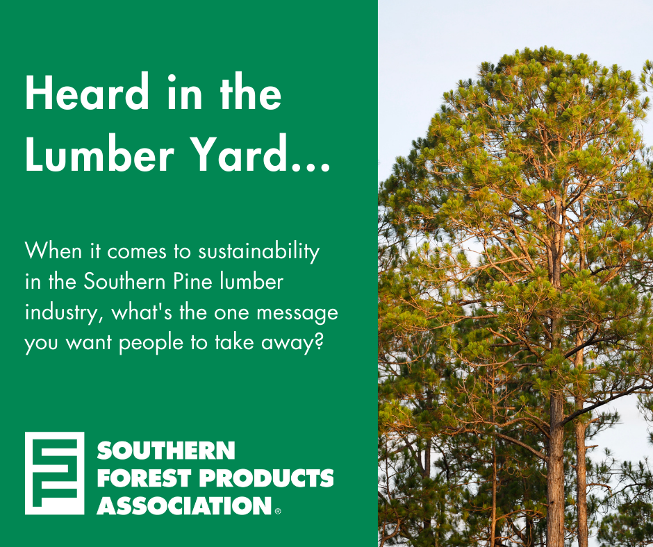 Heard in the Lumber Yard: Sustainability