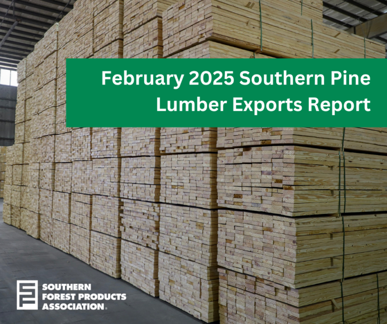 February 2025 Southern Pine Exports