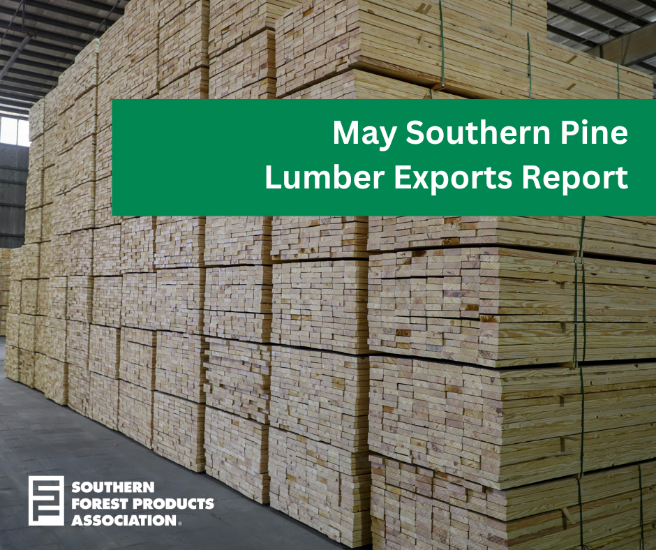 May 2025 Southern Pine exports