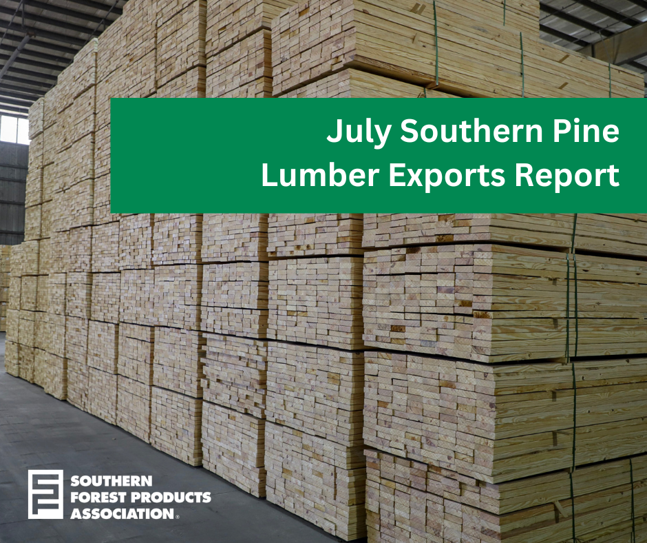 July 2025 Southern Pine Exports