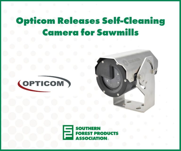 Self-Cleaning Camera for Sawmills