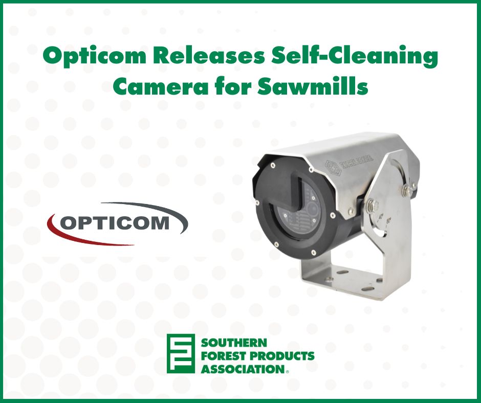 Self-Cleaning Camera for Sawmills
